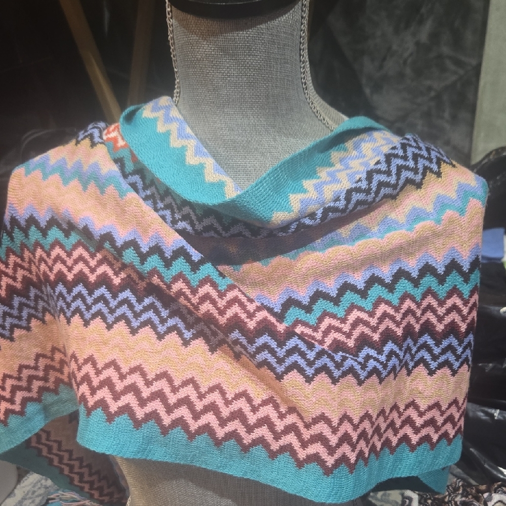 Missoni Multicolor Zigzag Scarf